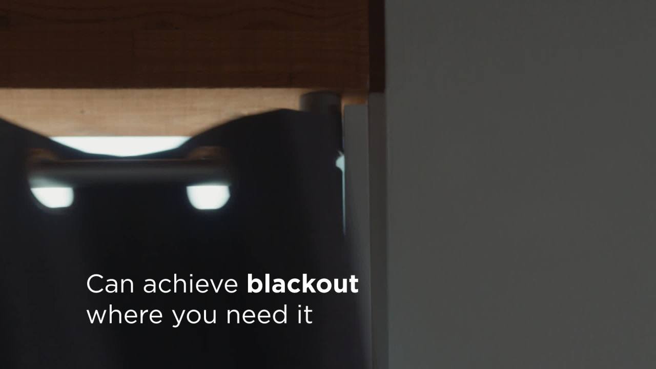 thumbnail video image 2 of Umbra Anywhere Expandable Rod Curtain Rod & Room Divider 36-66", 2 of 22