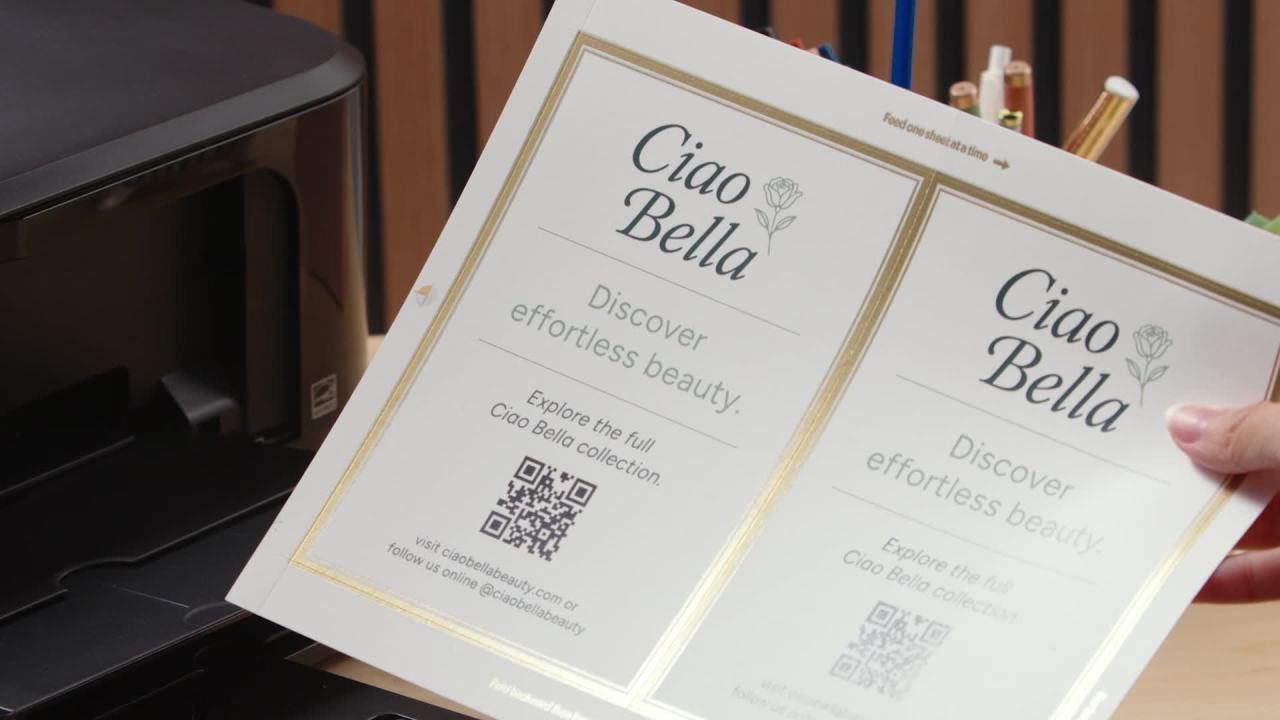 thumbnail video image 2 of Avery® Labels, 1" x 2-5/8", Double Black Border, Glossy White, 160ct, 2 of 10