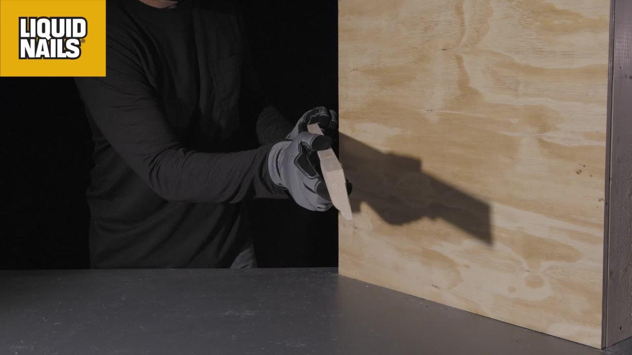 thumbnail video image 2 of Liquid Nails 4 oz. White Latex Glue for Small Projects and Repairs, 2 of 7