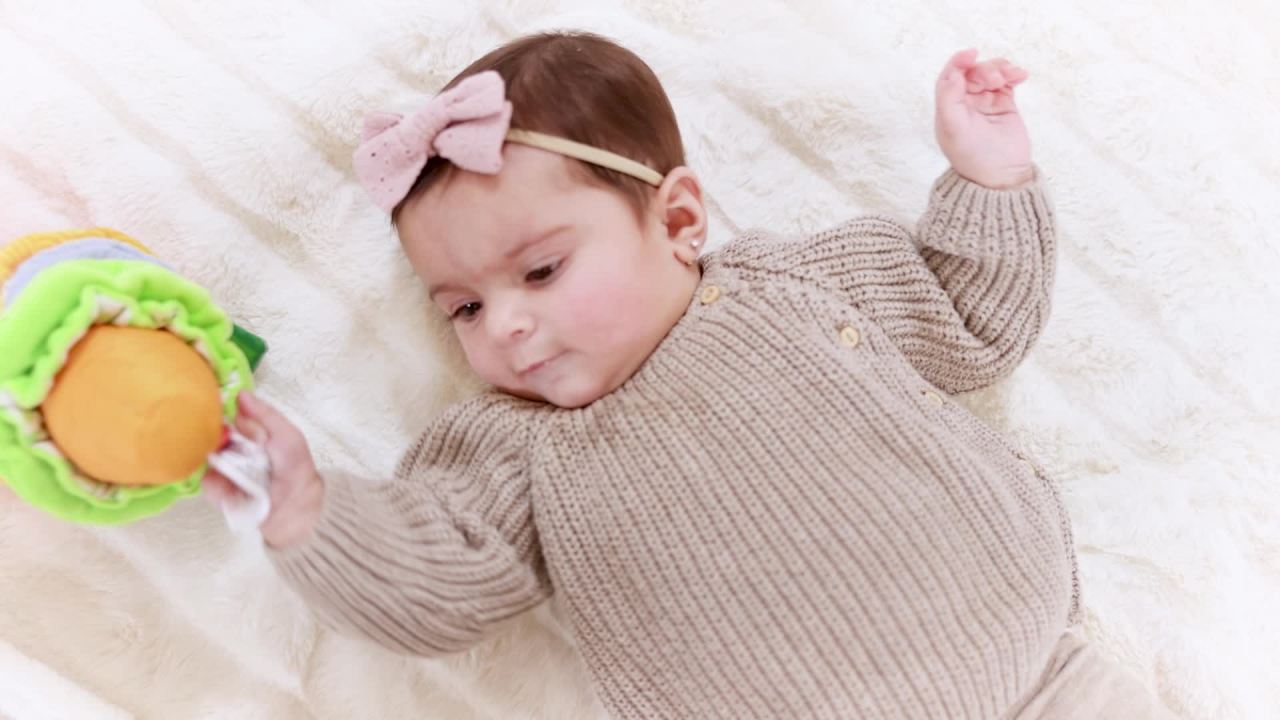 thumbnail video image 3 of Melissa & Doug Ice Cream Take-Along Clip-On Infant Toy with Sound and Vibration, 3 of 11