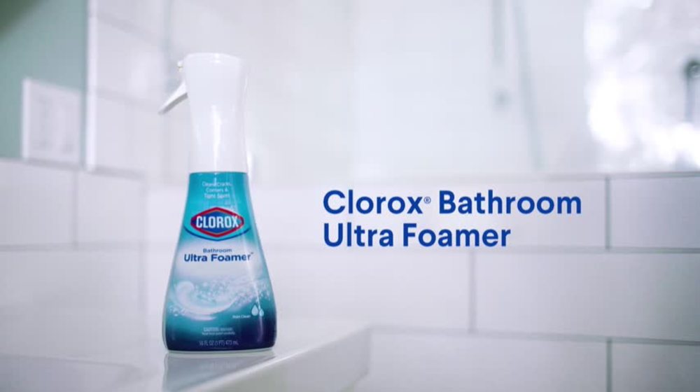 Clorox Bathroom Ultra Foamer, Cleaner Spray Refill, Island Blossom, 16