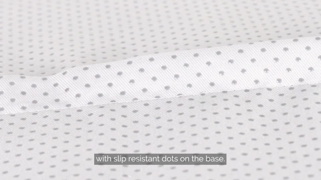 thumbnail video image 2 of FurHaven Pet Products Medium Plush & Performance Linen Orthopedic Sofa Dog Bed, Flax, 2 of 8