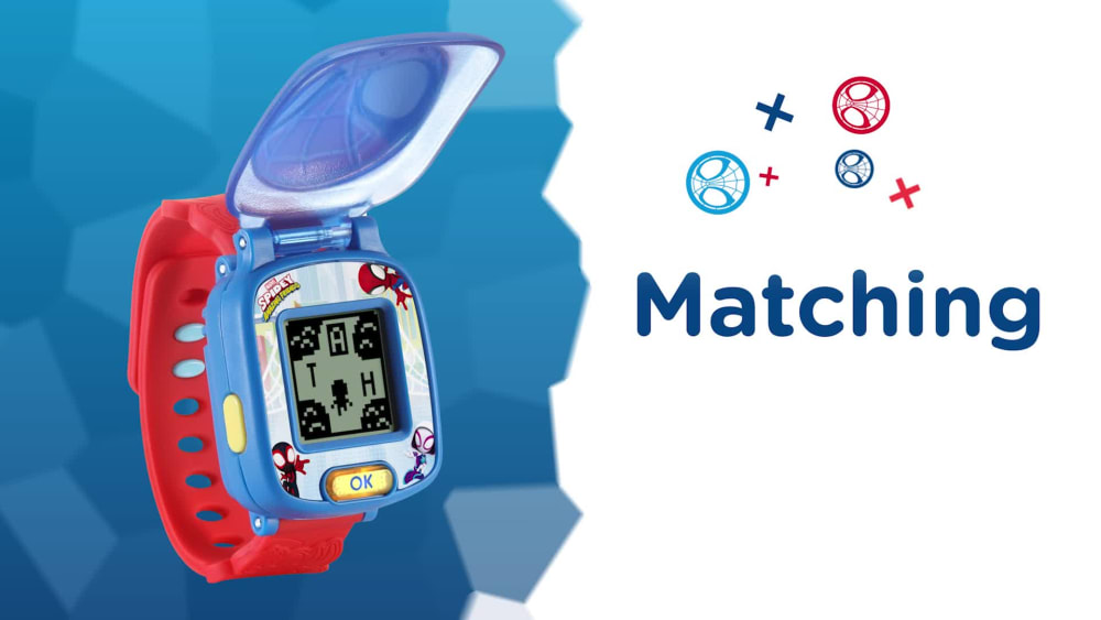 thumbnail video image 2 of VTech Spidey and His Amazing Friends Spidey Learning Watch Baby and Toddler Toys, 2 of 8