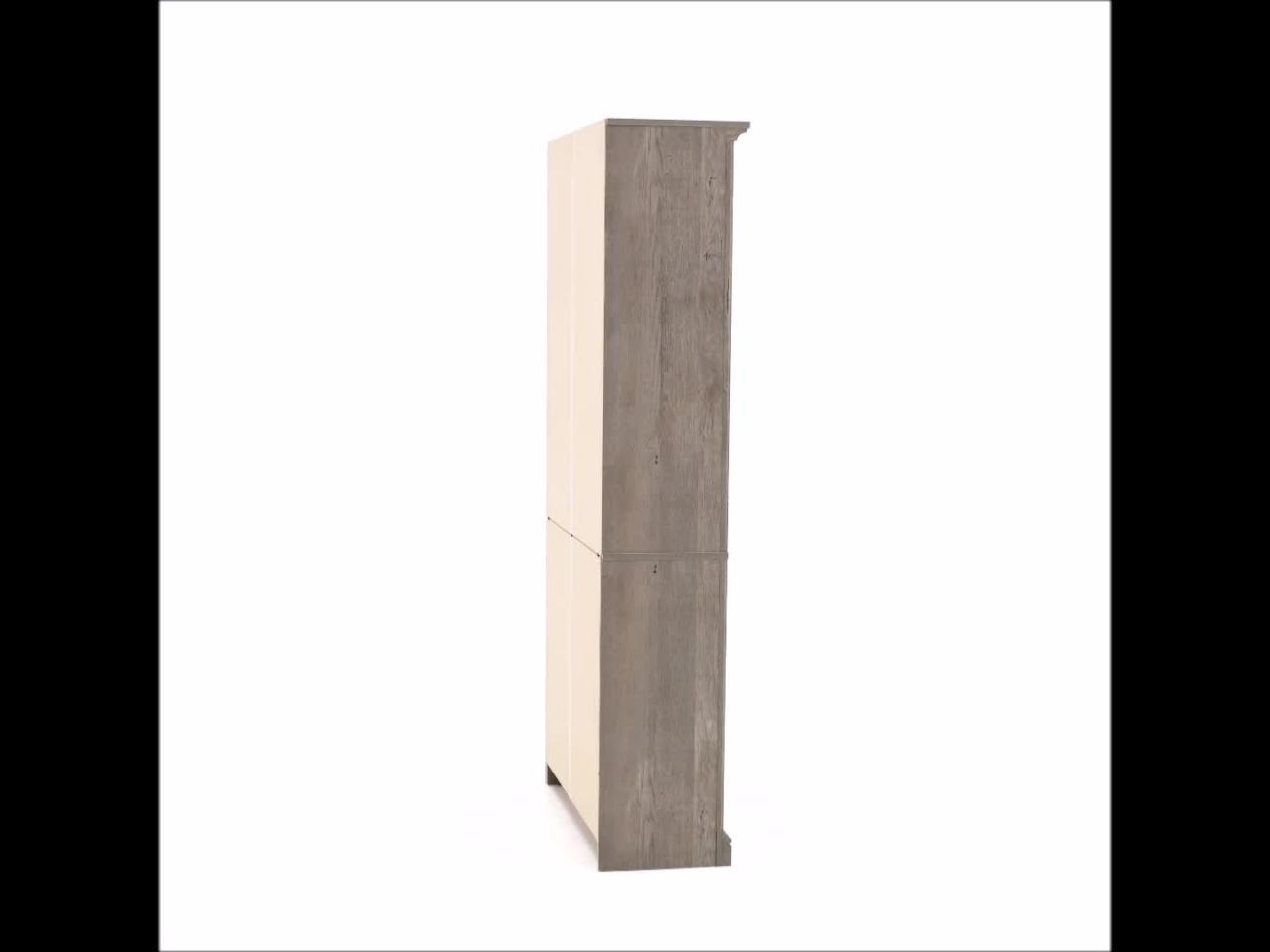 thumbnail video image 2 of Sauder 5-Shelf Bookcase, Mystic Oak Finish, 2 of 13