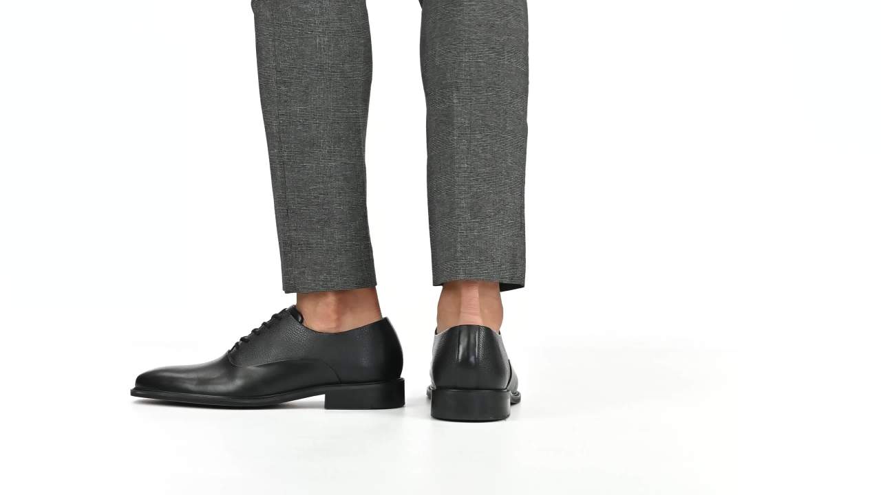 thumbnail video image 2 of Thomas & Vine Trenton Plain Toe Oxford Dress Shoe, 2 of 10