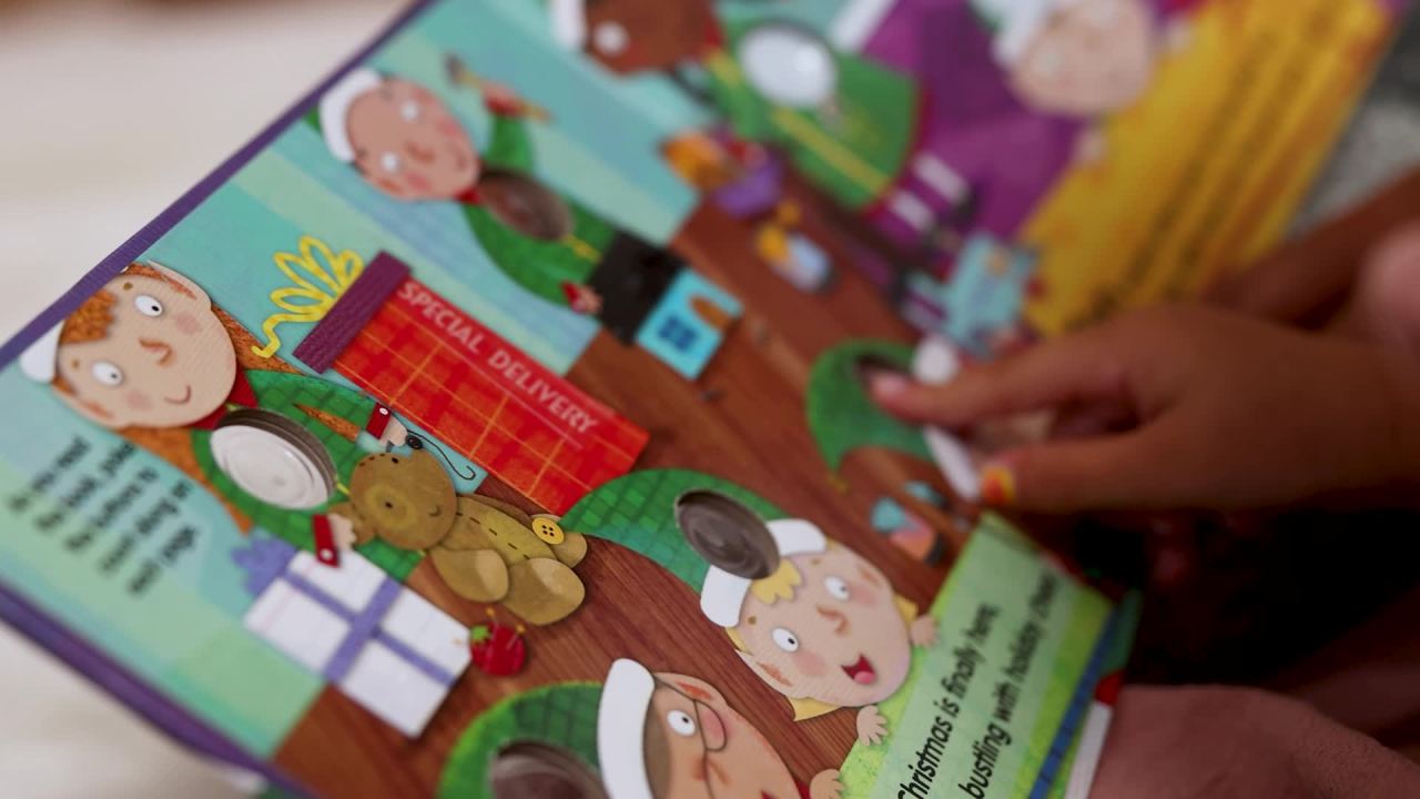 thumbnail video image 2 of Melissa & Doug Children's Book - Poke-a-Dot:The Night Before Christmas (Board Book with Buttons to Pop), 2 of 10