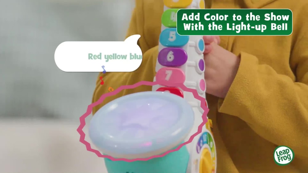 thumbnail video image 2 of LeapFrog Learn & Groove Jazzy Saxophone with Accessories, Baby and Toddler Toys, 2 of 12