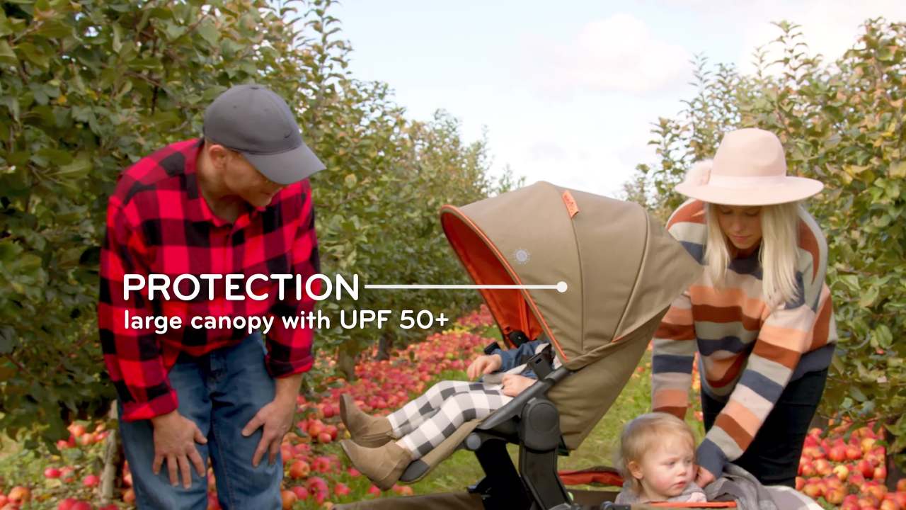 thumbnail video image 2 of Pivot Xplore Stroller Wagon Second Seat (Ranger Green), 2 of 36