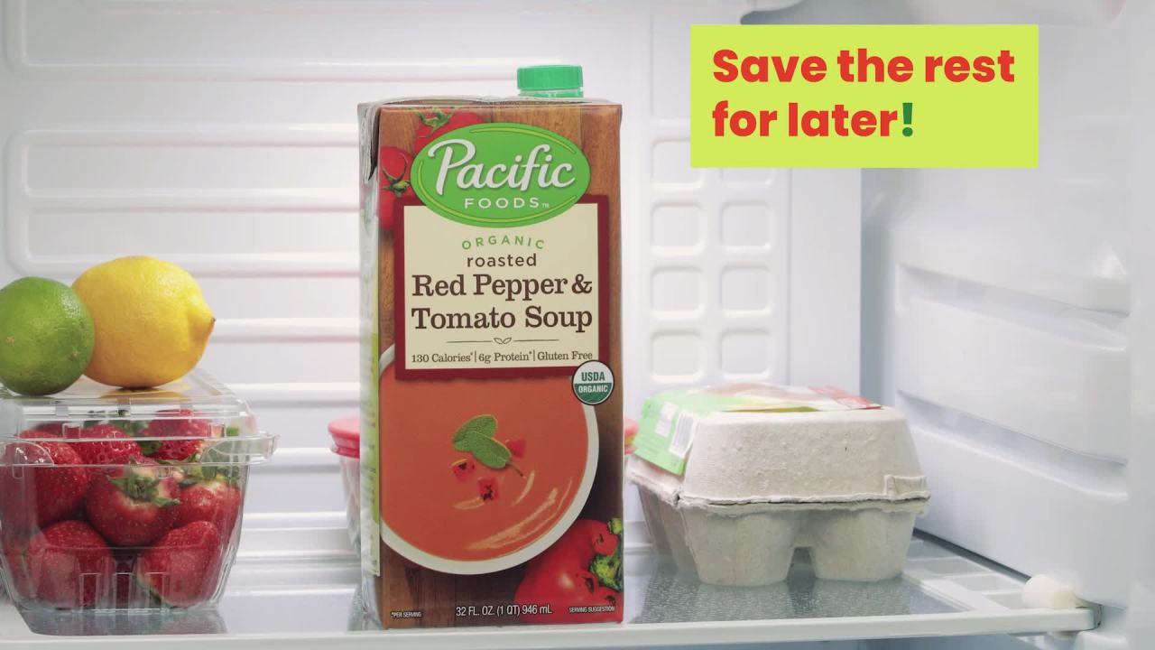 thumbnail video image 2 of (3 pack) Pacific Foods Organic Butternut Squash Soup, 32 oz Carton, 2 of 13