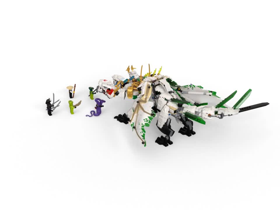 thumbnail video image 2 of LEGO Ninjago The Ultra Dragon 70679 Building Set (951 Pieces), 2 of 8