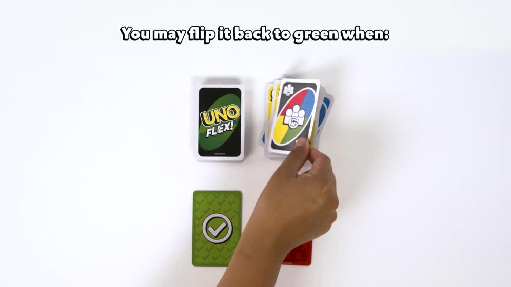 thumbnail video image 2 of UNO Flex Card Game for Family Game Night, 2 to 8 Players, Fun for Adults and Kids, 2 of 7