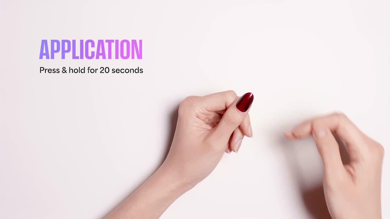 thumbnail video image 2 of KISS CORE French Tip Press On Nails, ‘Every Minute’, White, Long Square, 32 Count, 2 of 15