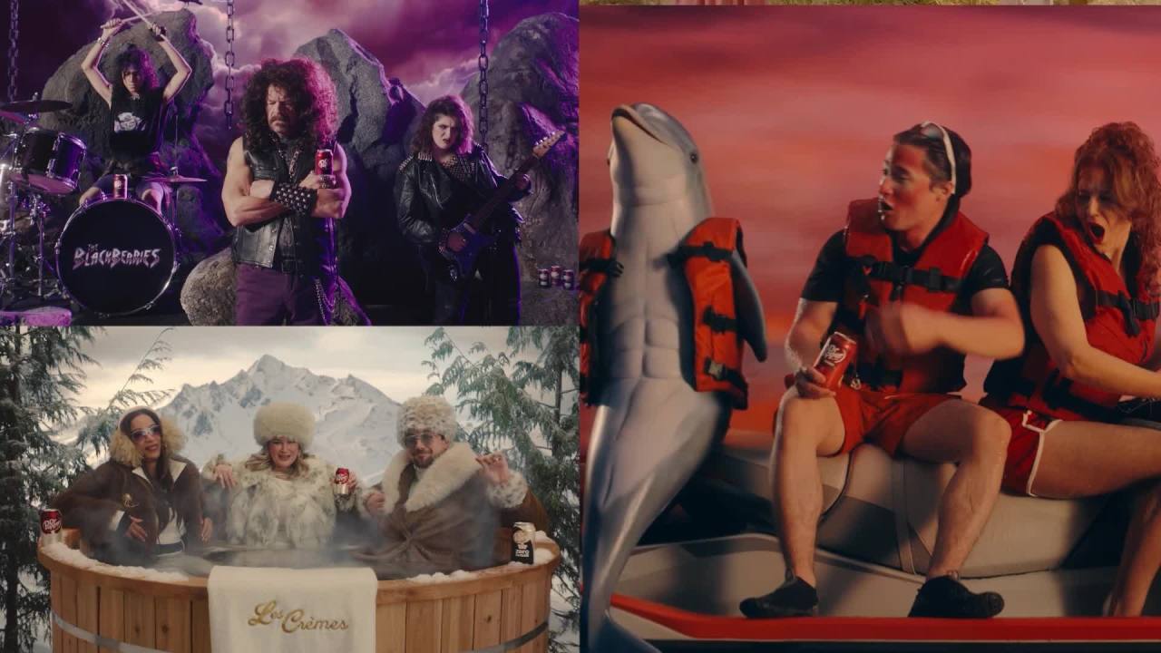 thumbnail video image 2 of Dr Pepper & Cream Zero Sugar Soda Pop, 12 fl oz, 12 Pack Cans, 2 of 10