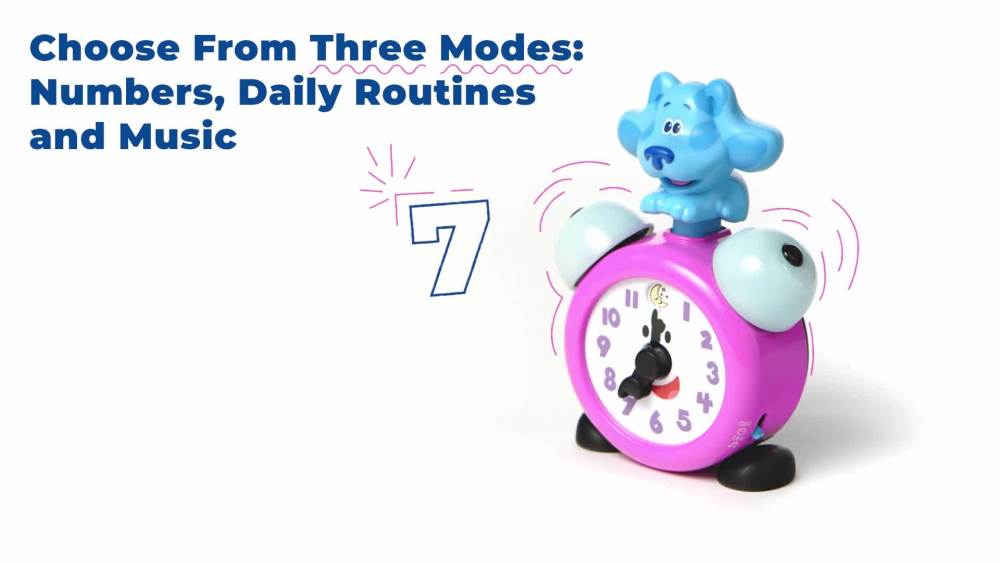 thumbnail video image 2 of LeapFrog Blue’s Clues & You!™ Tickety Tock Play & Learn Clock, 2 of 10