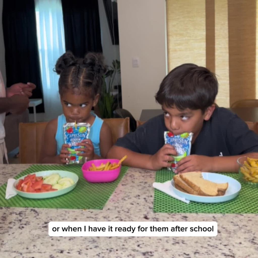 thumbnail video image 2 of Capri Sun Roarin' Waters Grape Geyser Flavored Water Kids Drink Pouches, 10 Ct Box, 6 fl oz Pouches, 2 of 15