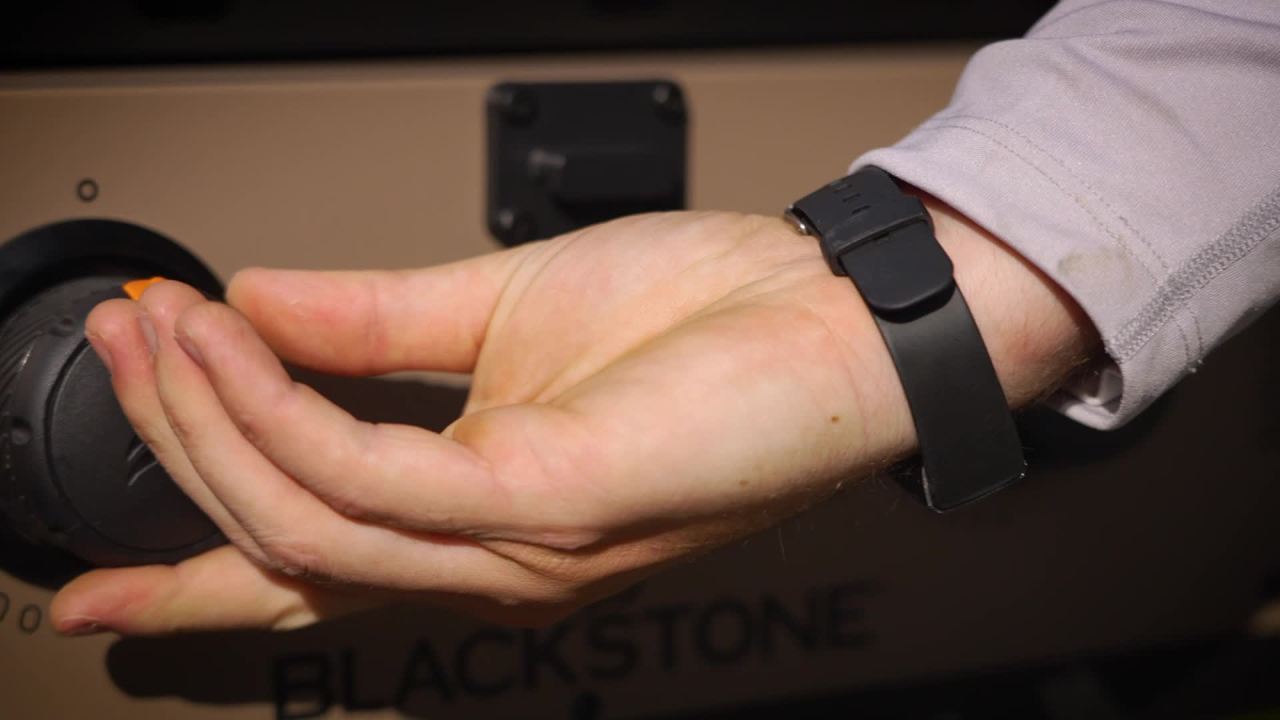 thumbnail video image 2 of Blackstone Adventure Ready 2-Burner 22" Propane Omnivore Griddle with Flexfold Legs in Outback Tan, 2 of 19