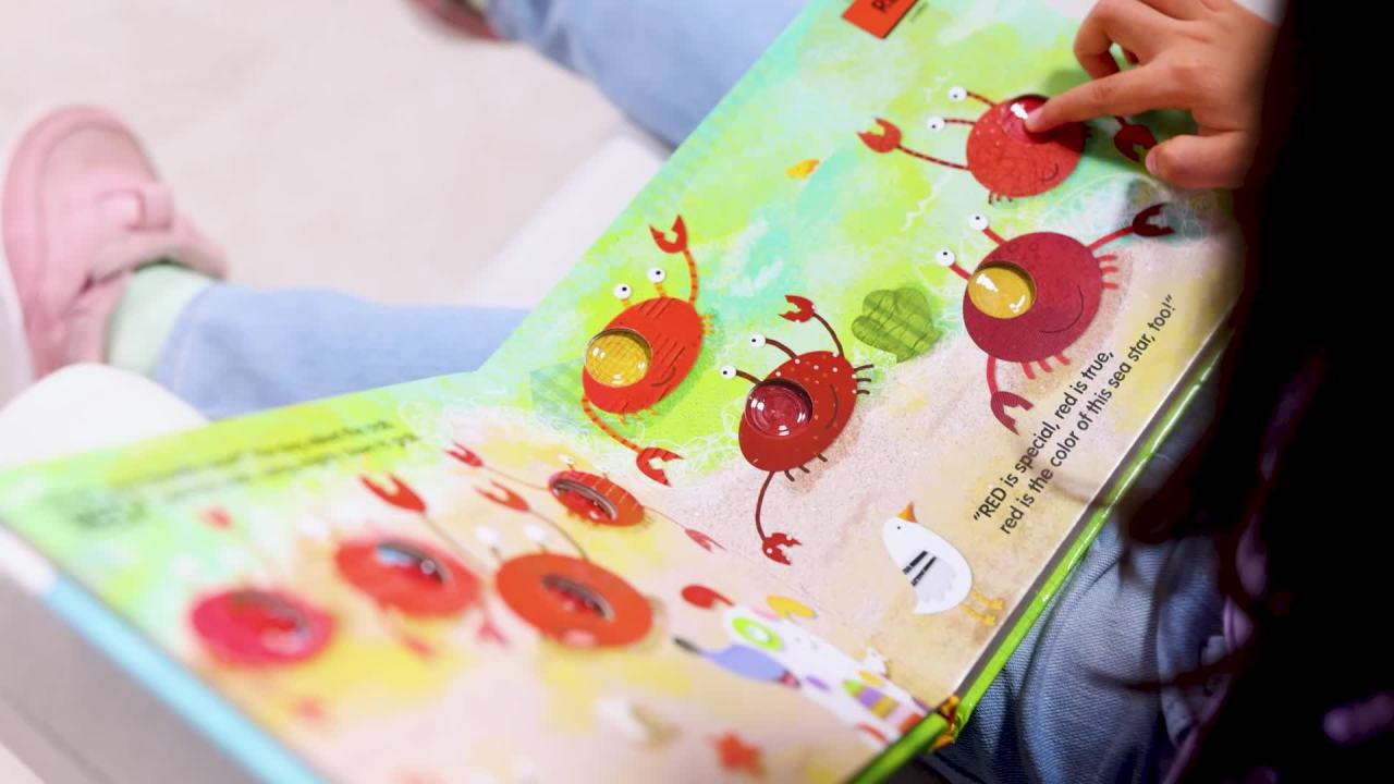 thumbnail video image 2 of Pre-Owned Melissa & Doug Children's Book - Poke-a-Dot: What’s Your Favorite Color (Board Book with Buttons to Pop), 2 of 2