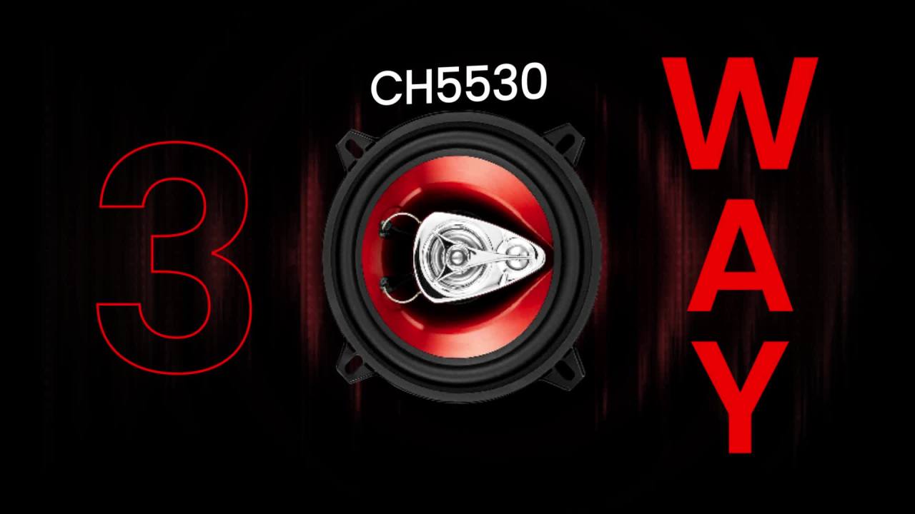 Boss Audio CH6530 Chaos Exxtreme 6.5" 300W 3Way Car Coaxial Audio Speakers, Pair