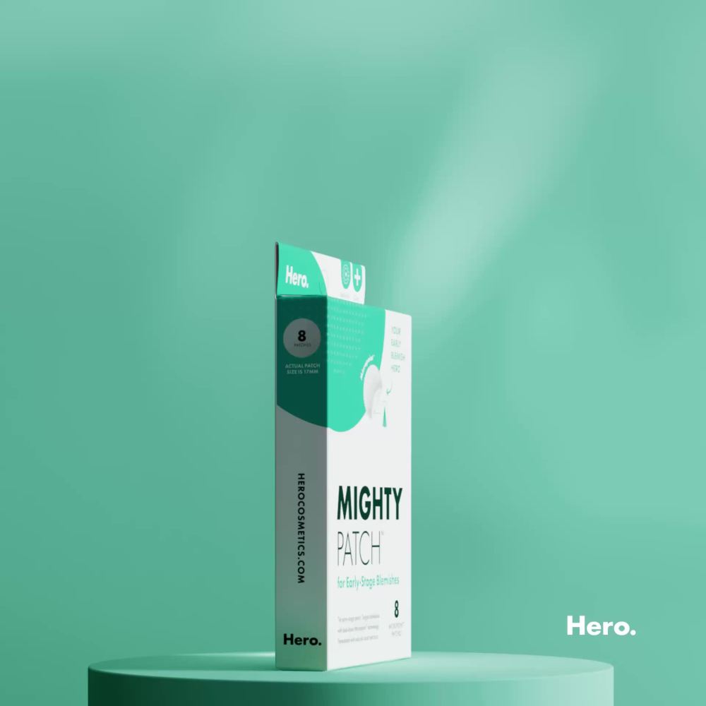 thumbnail video image 3 of Hero Cosmetics Mighty Patch Micropoint for Blemishes, Early-Stage Blemish Patch, 8 Count, 3 of 13