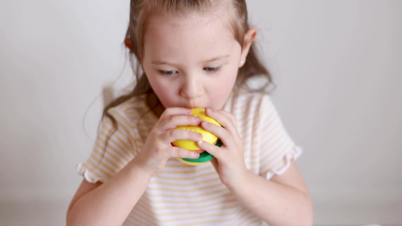 thumbnail video image 2 of Melissa & Doug Wooden Sandwich-Making Pretend Play Food Set, 2 of 10