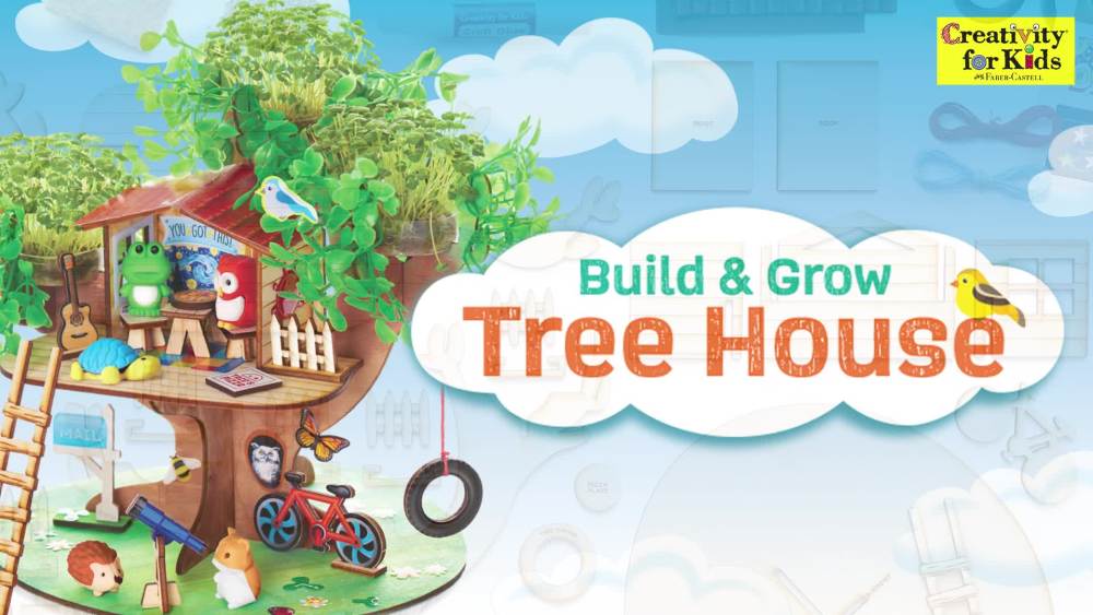 Creativity for Kids Build and Grow Tree House Child Craft for Boys