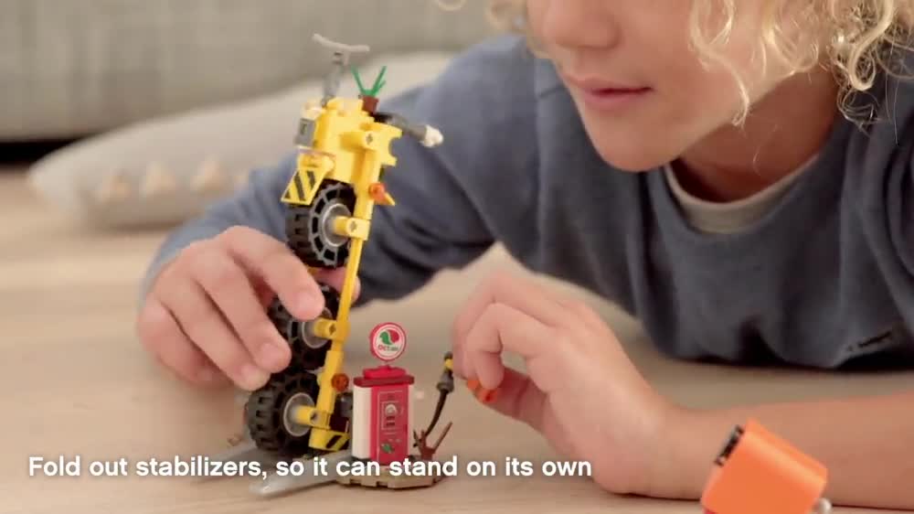 thumbnail video image 2 of LEGO The LEGO Movie 2 Emmet's Thricycle! 70823 Building Set, 2 of 7