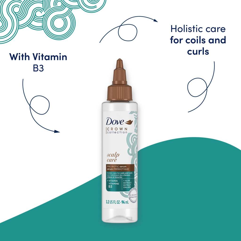 thumbnail video image 2 of Dove Amplified Textures Vitamin B3 and Aloe Extract Hair and Scalp Treatment, 3.2 oz, 2 of 10