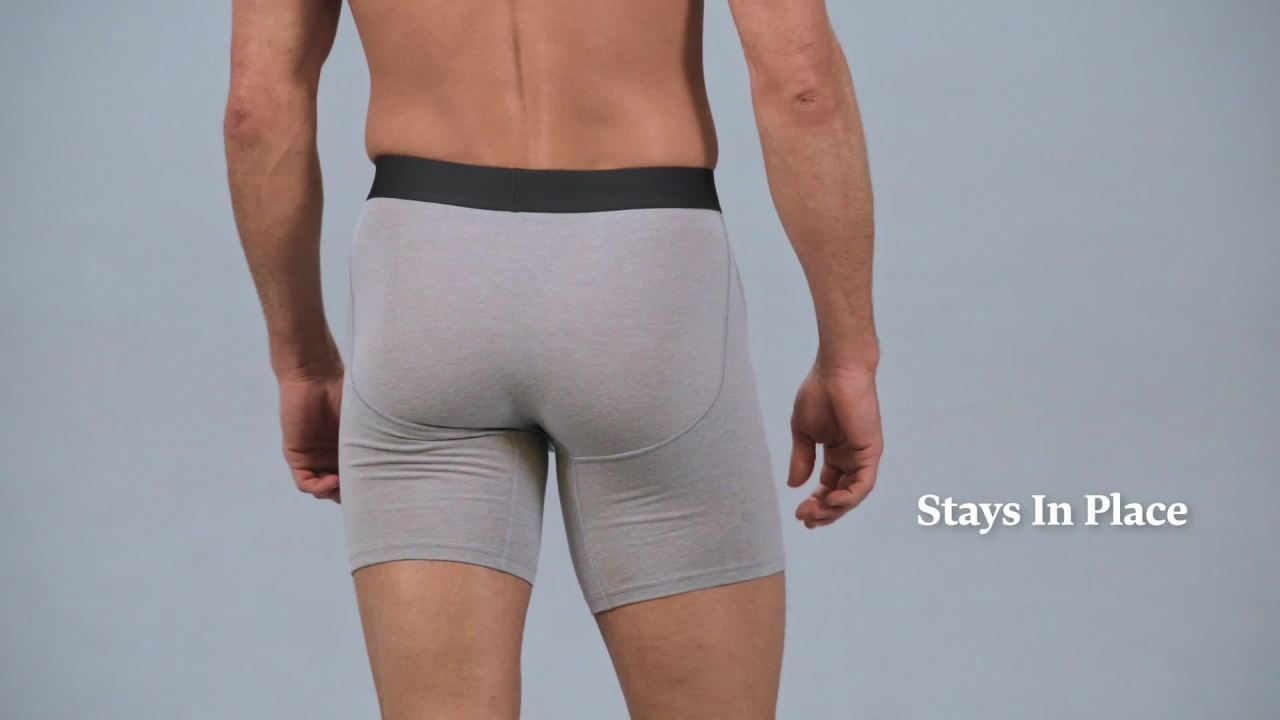 thumbnail video image 2 of Fruit of the Loom Men's Crafted Comfort Boxer Briefs, 3-Pack, 2 of 16