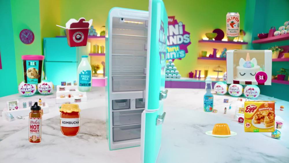 Mini Brands Fill the Fridge S1 Blindbox Capsule, Collectible