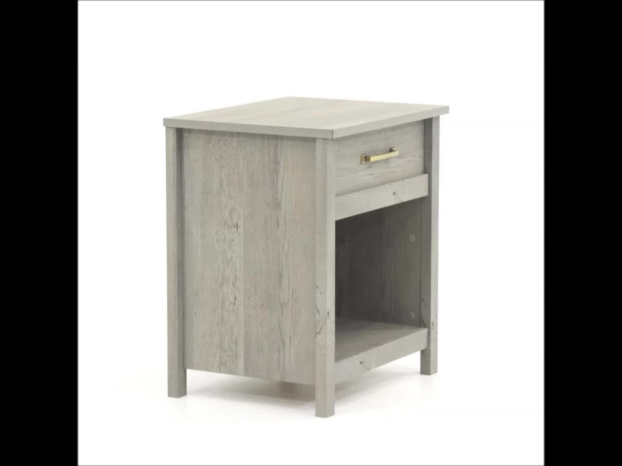 thumbnail video image 2 of Sauder Cannery Bridge 4-Drawer Dresser, Mystic Oak Finish, 2 of 11