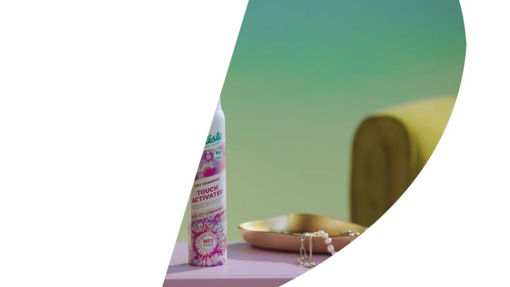 thumbnail video image 2 of Batiste Touch Activated Dry Shampoo, Absorbs Oil with Scent Releasing Technology, Mini 1.06 oz, 2 of 15