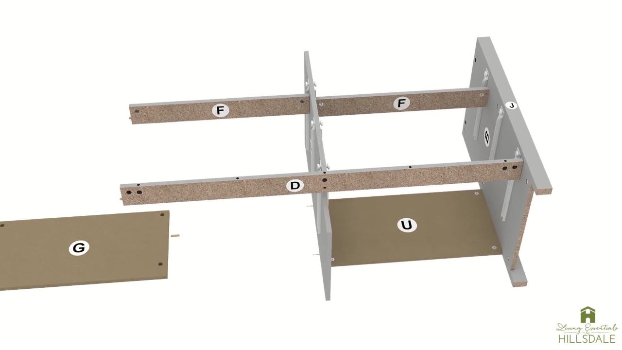 thumbnail video image 2 of Lancaster Wood 6 Drawer Dresser, Ivory, by Hillsdale Living Essentials, 2 of 17