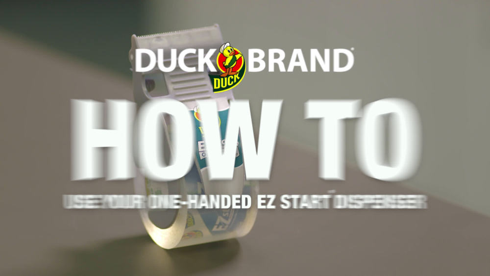 Duck Brand 1.88 in x 55.5 yd EZ Start Packaging Tape with One Handed Dispenser - image 2 of 10