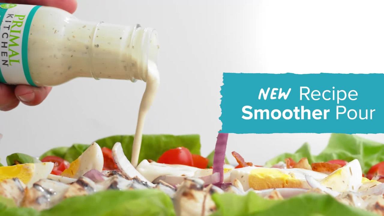 thumbnail video image 2 of Primal Kitchen Ranch Dressing & Marinade 8 fl, 2 of 12