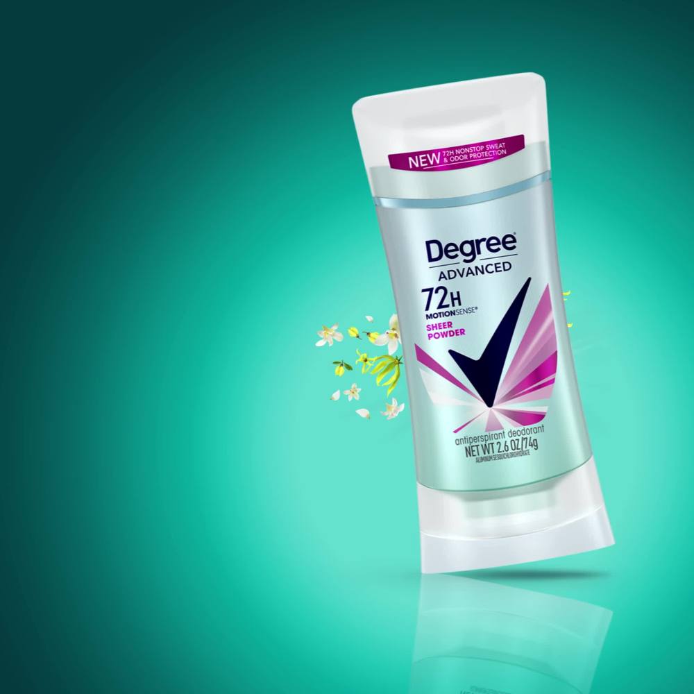 Degree Advanced 72H MotionSense Sheer Powder Antiperspirant Deodorant 2