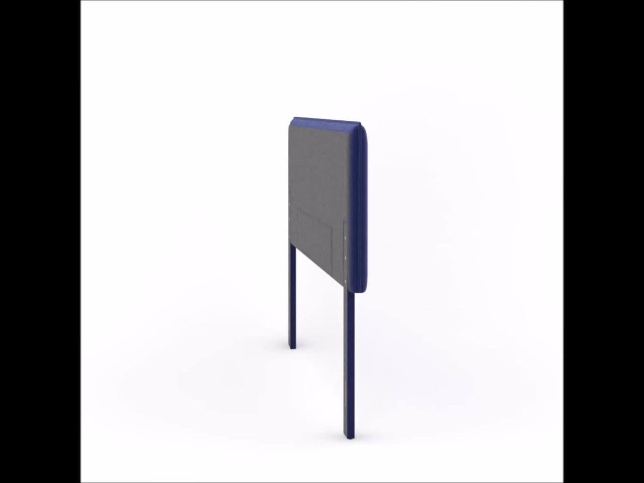 thumbnail video image 2 of Sauder Harvey Park Queen Headboard, Navy Finish, 2 of 10