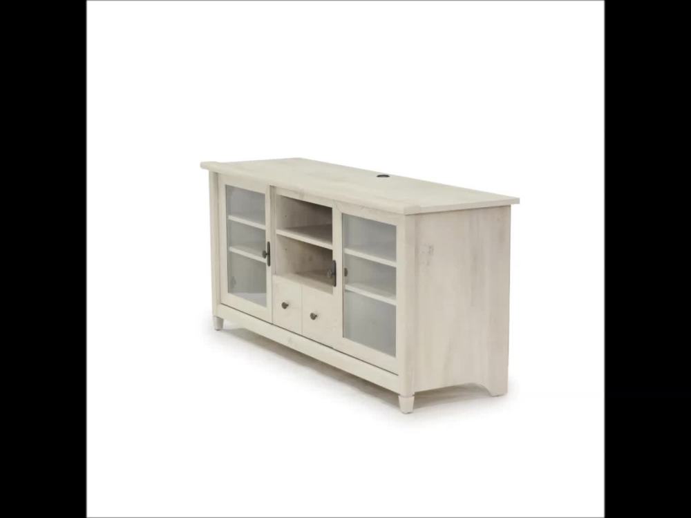 Sauder Edge Water TV Stand for TVs up to 55", Chalked Chestnut Finish