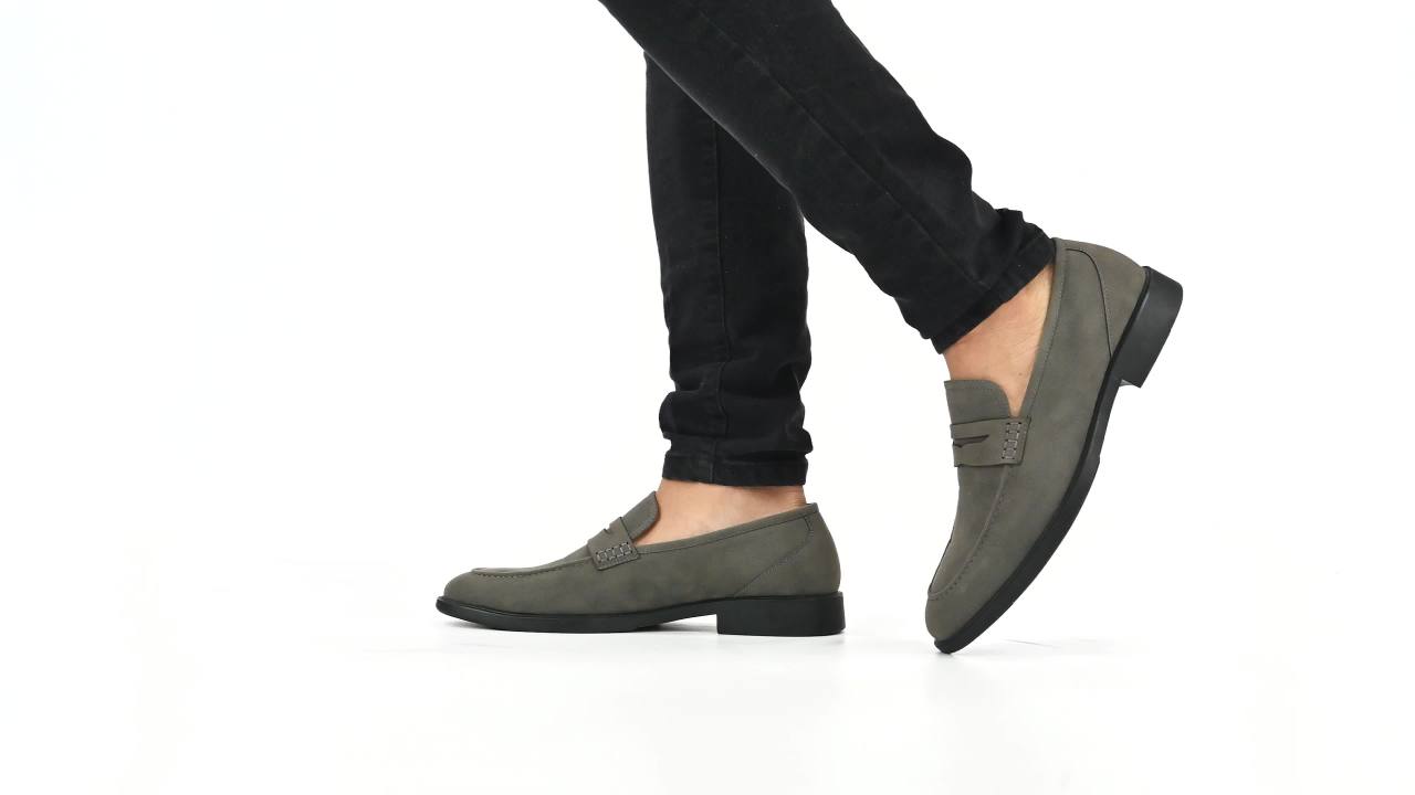 thumbnail video image 2 of Vance Mens Keith Slip-on Penny Loafer, Widths Available, 2 of 10