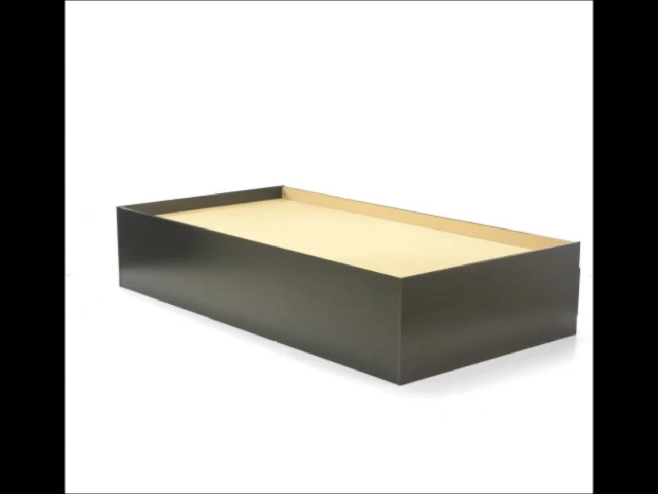 thumbnail video image 2 of Sauder Shoal Creek Mates 2-Drawer Storage Twin Bed, Jamocha Wood Finish, 2 of 6