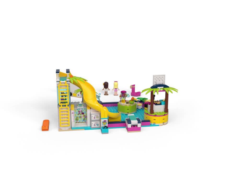 thumbnail video image 2 of LEGO Friends Andrea's Pool Party 41374 Building Set with Mini Dolls, 2 of 8