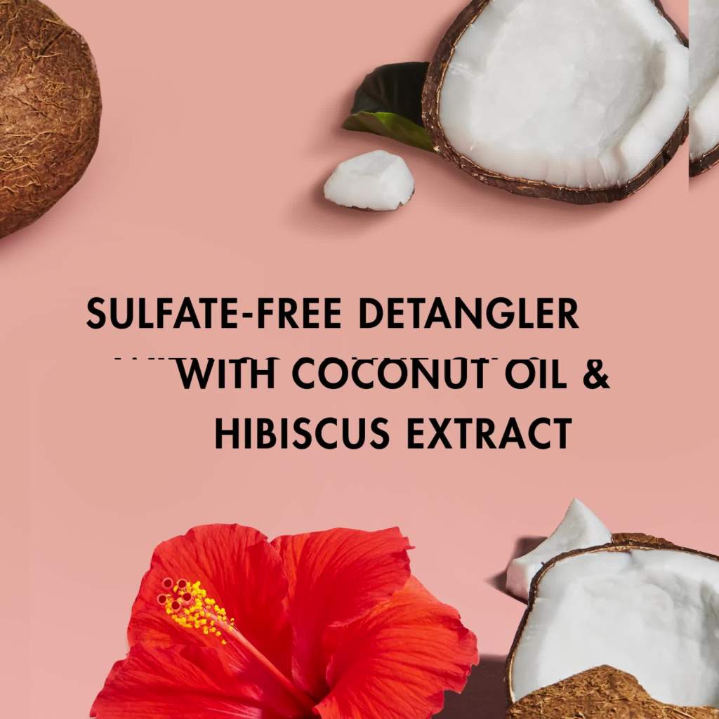 thumbnail video image 3 of SheaMoisture Kids Extra Moisturizing Detangler hairspray with Slippery Elm, 8 fl oz, 3 of 10