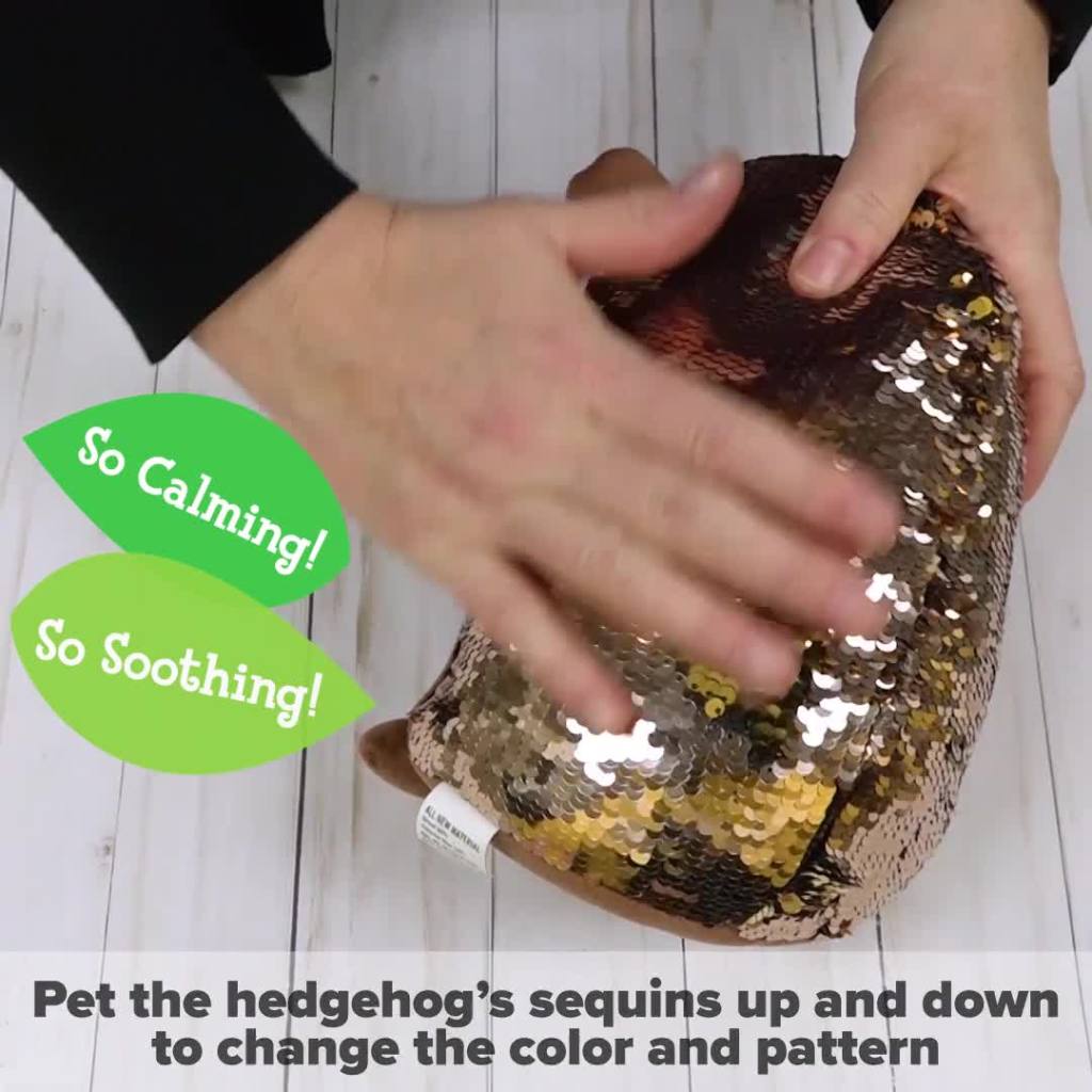 thumbnail video image 2 of Creativity for Kids Sequin Pets: Happy the Hedgehog - Child Arts and Craft Kit for Boys and Girls, 2 of 20