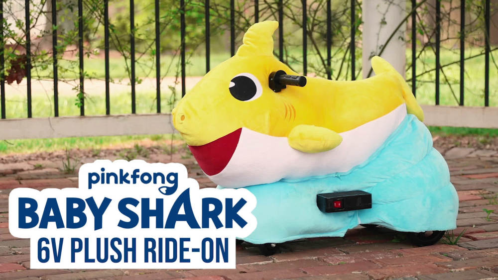 Baby Shark 6V Plush RideOn