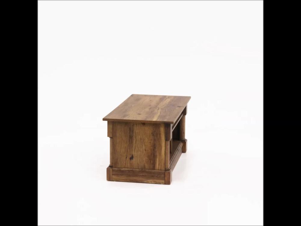 Sauder Palladia Lifttop Coffee Table, Vintage Oak Finish