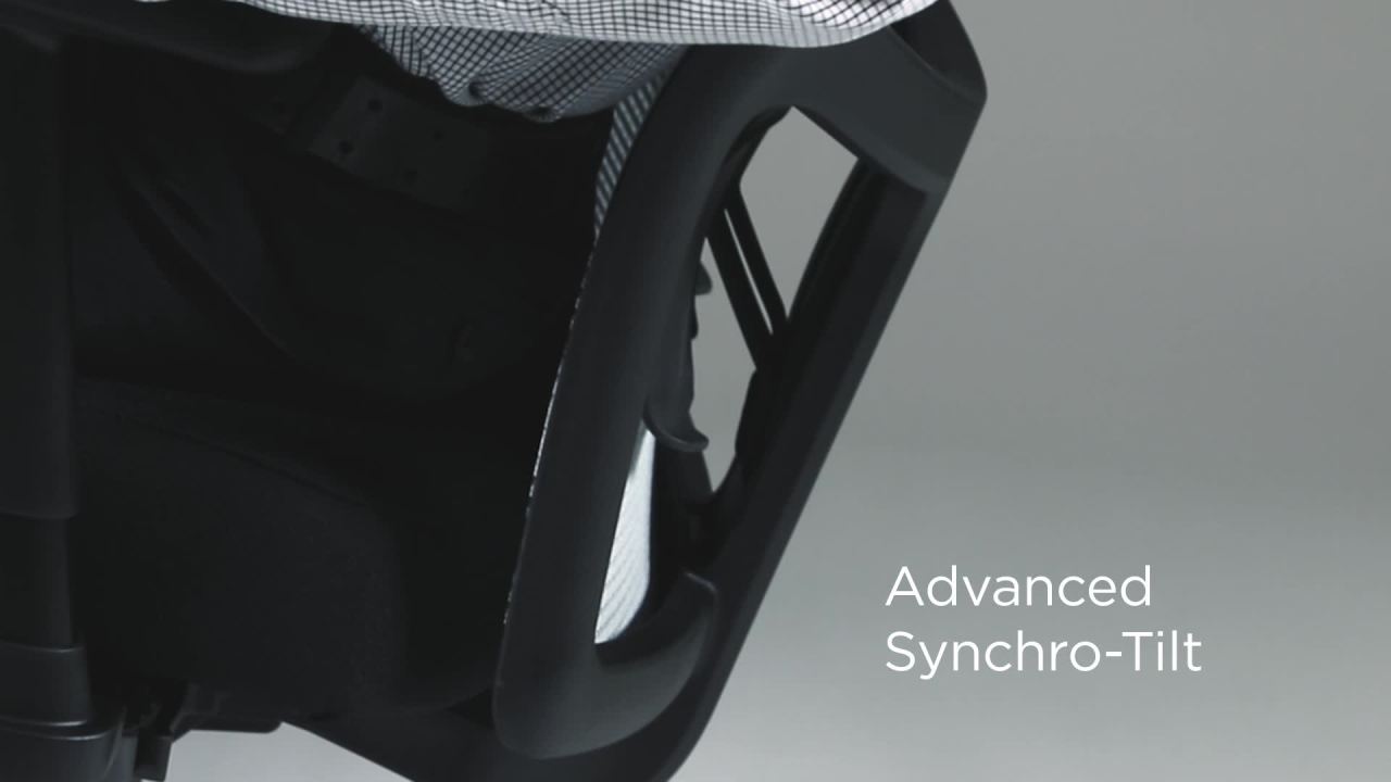 thumbnail video image 2 of HON Ignition 2.0 Mesh Back Task Chair with Adjustable Arms and Adjustable Lumbar Support, in Black, 2 of 8