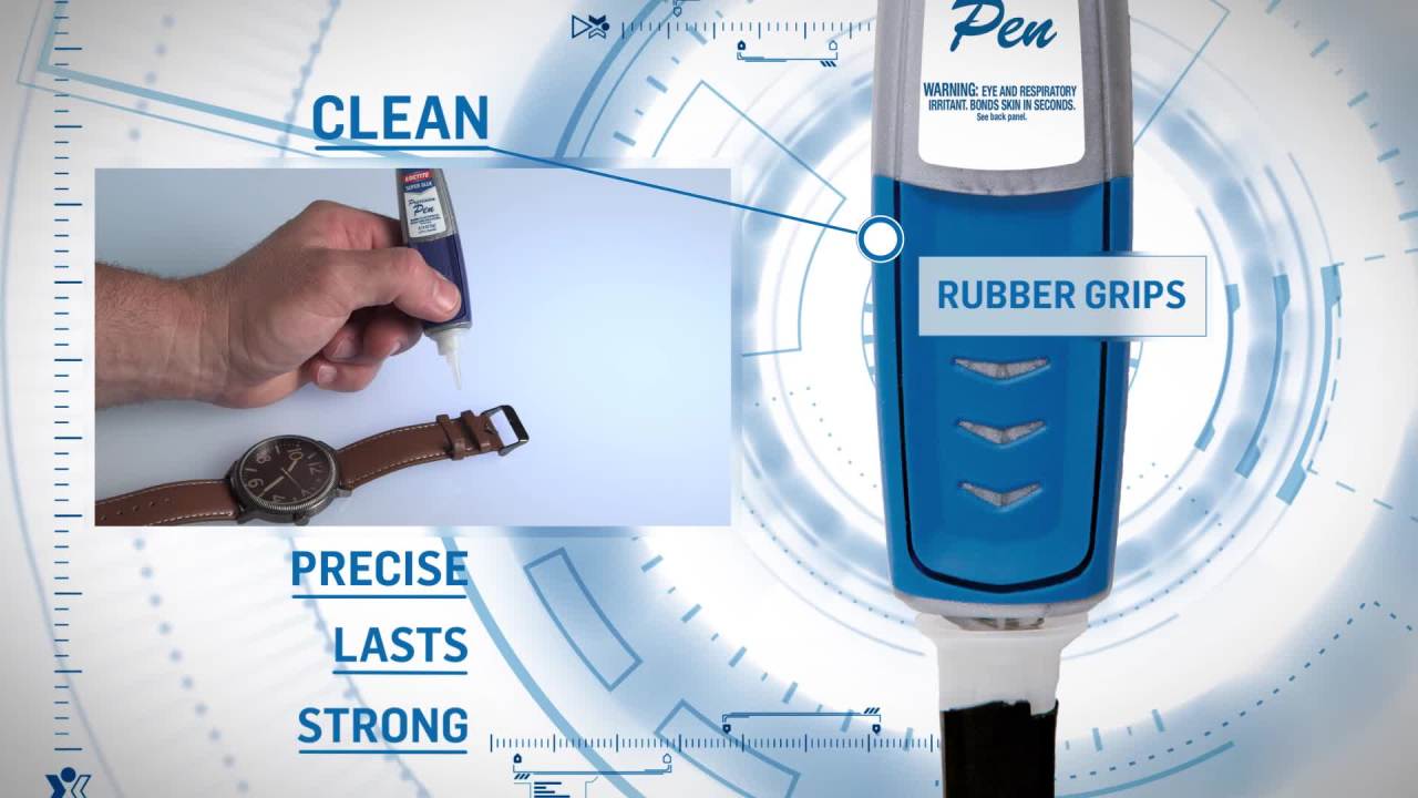 thumbnail video image 2 of Loctite Super Glue Precision Pen, 4g, 2 of 7