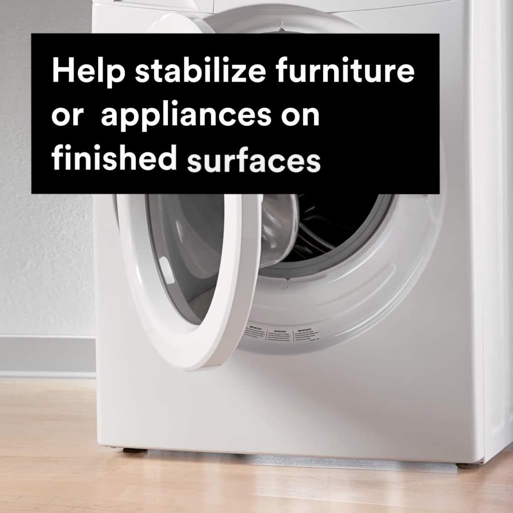 thumbnail video image 2 of Scotch Furniture Pads, No Slip Floor Protection, Brown, 1.5 in., 8 Circle Grippers, 2 of 10