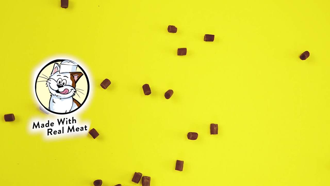 thumbnail video image 2 of Temptations Meaty Bites, Soft and Savory Cat Treats, Tuna Flavor, 1.5 oz Pouch, 2 of 11