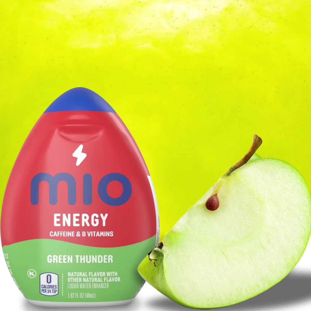 thumbnail video image 2 of MiO Energy Green Thunder Sugar Free Water Enhancer, 1.62 fl oz Bottle, 2 of 16