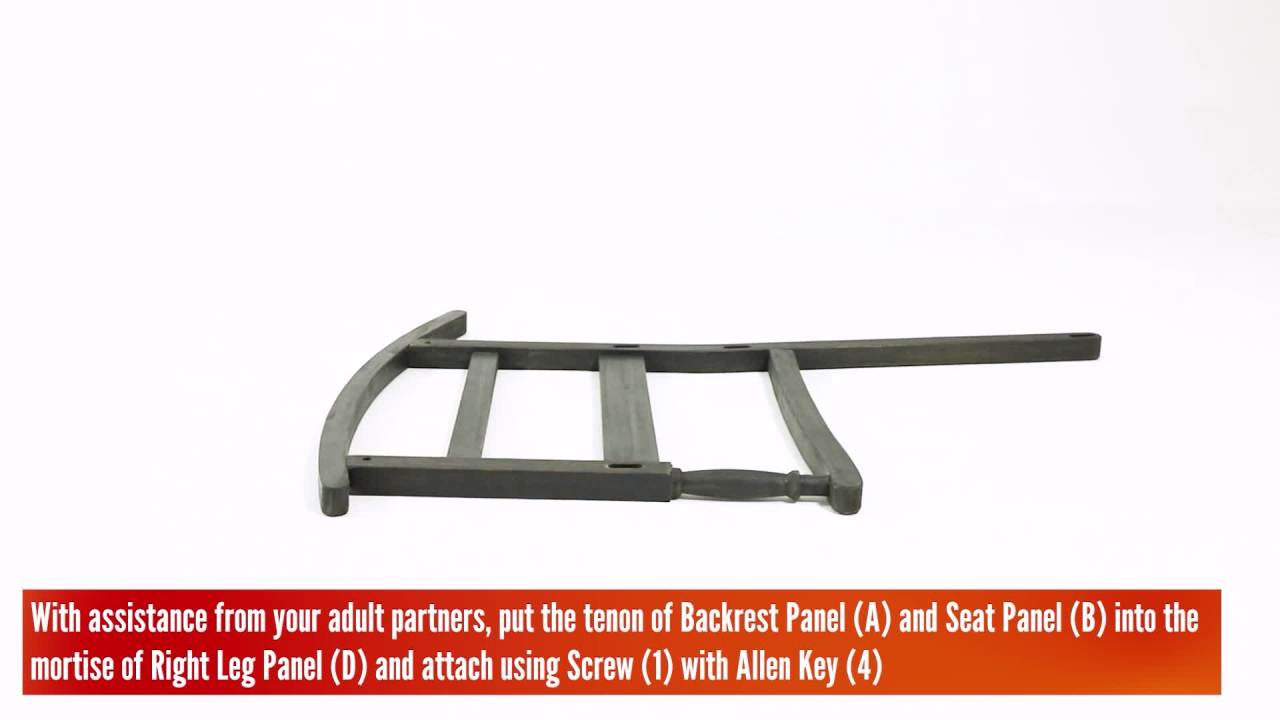 thumbnail video image 2 of Noble House Arcadia Outdoor Acacia Wood Rocking Chair Dark Gray, 2 of 11